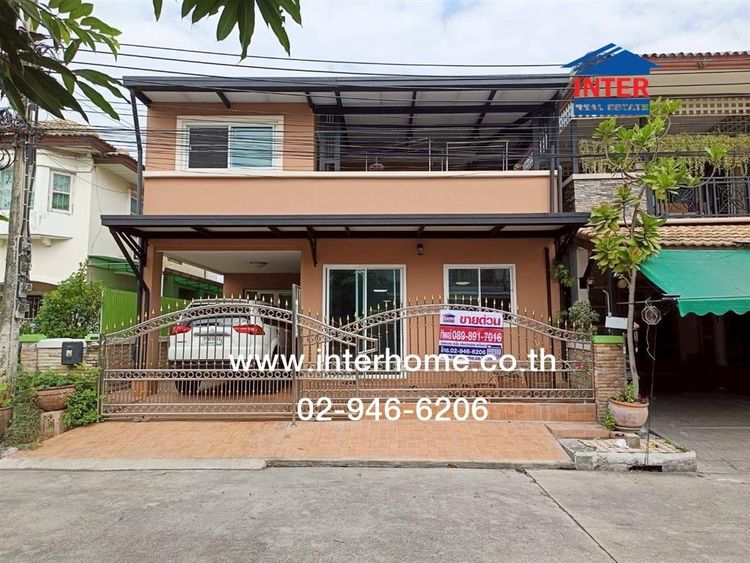 บ้านเเฝด 2 ชั้น 36.6 ตร.ว. หมู่บ้านชวนชื่น ปิ่นเกล้า-วงแหวน ใกล้โลตัส บางใหญ่ ถนนกาญจนาภิเษก ถนนสำเร็จพัฒนา2027 บางกรวย นนทบุรี รูปที่ 2
