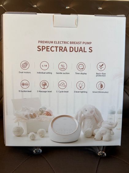 เครื่องปั้มนม Spectra Dual S ตัวท็อป 2 มอเตอร์ อุปกรณ์ครบ รูปที่ 7