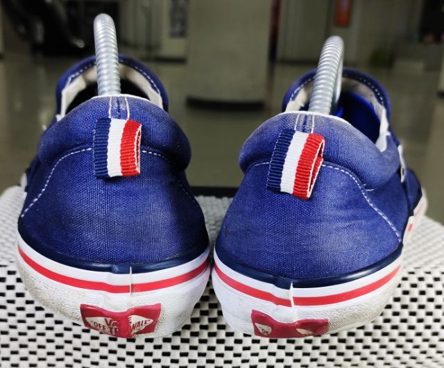 รองเท้า💥VANS Slip - On💥ของแท้‼️สียีนส์ พื้นเดิมๆ นิ่ม สวยๆ เดิมๆ สภาพดี💥ไซร์ 43  รูปที่ 8
