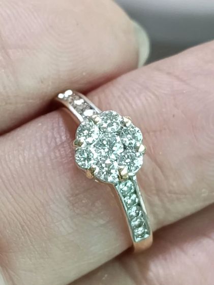 แหวนเพชรแท้ทอง 18k