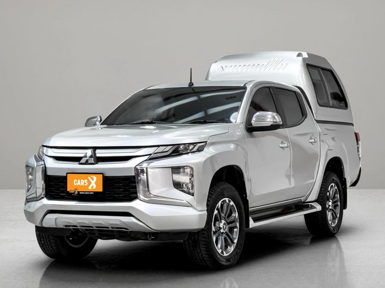 Mitsubishi Triton 2020 All New Double Cab 2.4 GLS 4WD Pickup ดีเซล ไม่ติดแก๊ส เกียร์ธรรมดา บรอนซ์เงิน