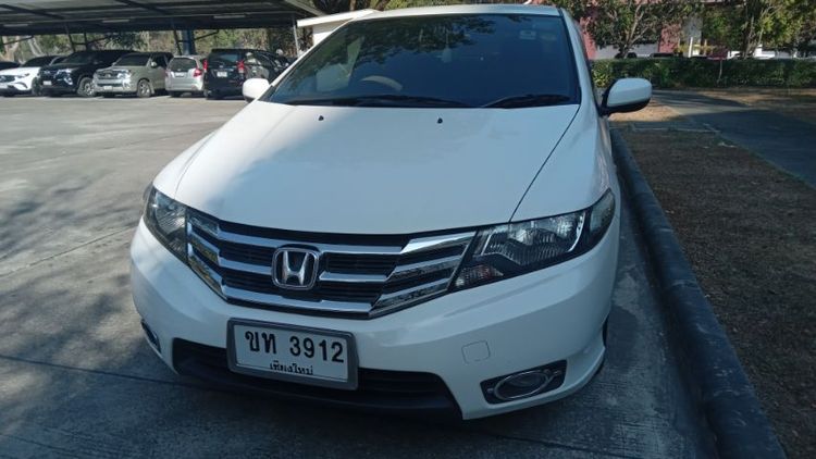 Honda City 2012 1.5 S Sedan เบนซิน ไม่ติดแก๊ส เกียร์อัตโนมัติ ขาว รูปที่ 3