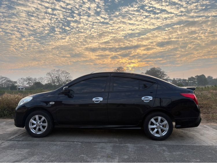 Nissan Almera 2013 1.2 VL Sedan เบนซิน ไม่ติดแก๊ส เกียร์อัตโนมัติ ดำ รูปที่ 3