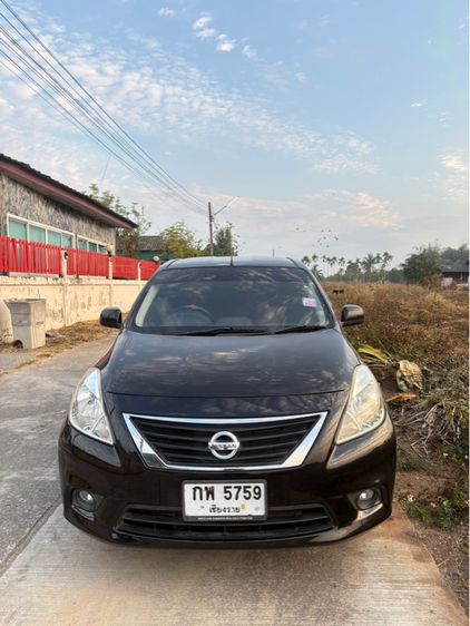 Nissan Almera 2013 1.2 VL Sedan เบนซิน ไม่ติดแก๊ส เกียร์อัตโนมัติ ดำ รูปที่ 4