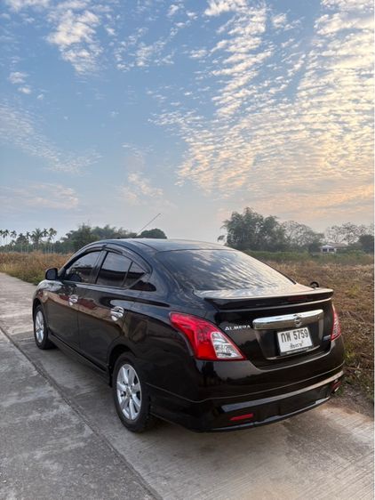 Nissan Almera 2013 1.2 VL Sedan เบนซิน ไม่ติดแก๊ส เกียร์อัตโนมัติ ดำ รูปที่ 2