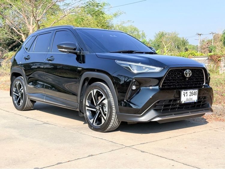 Toyota Yaris Cross 2025 1.5 HEV Premium Luxury Utility-car ไฮบริด เกียร์อัตโนมัติ ดำ รูปที่ 2
