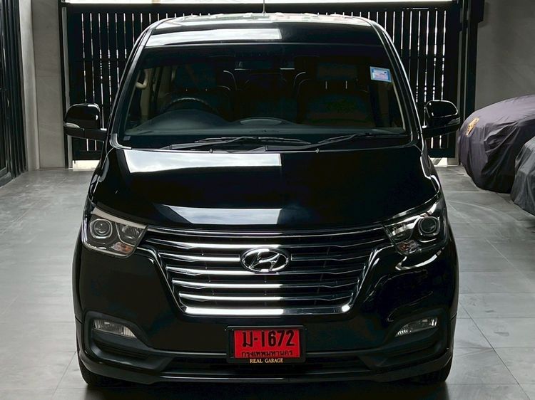 Hyundai H-1  2019 2.5 Elite Van ดีเซล ไม่ติดแก๊ส เกียร์อัตโนมัติ ดำ รูปที่ 3