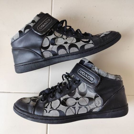 รองเท้าผ้าใบหุ้มข้อ COACH size 9 ยาวด้านใน26cm มือสองขายตามสภาพขอคนรับได้ รูปที่ 9