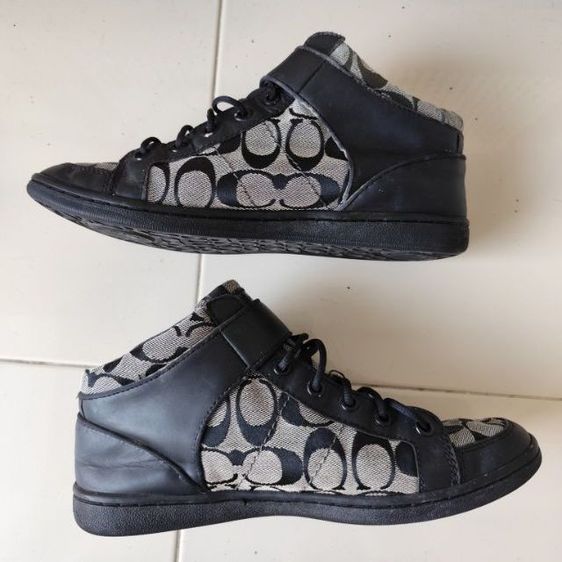รองเท้าผ้าใบหุ้มข้อ COACH size 9 ยาวด้านใน26cm มือสองขายตามสภาพขอคนรับได้ รูปที่ 10