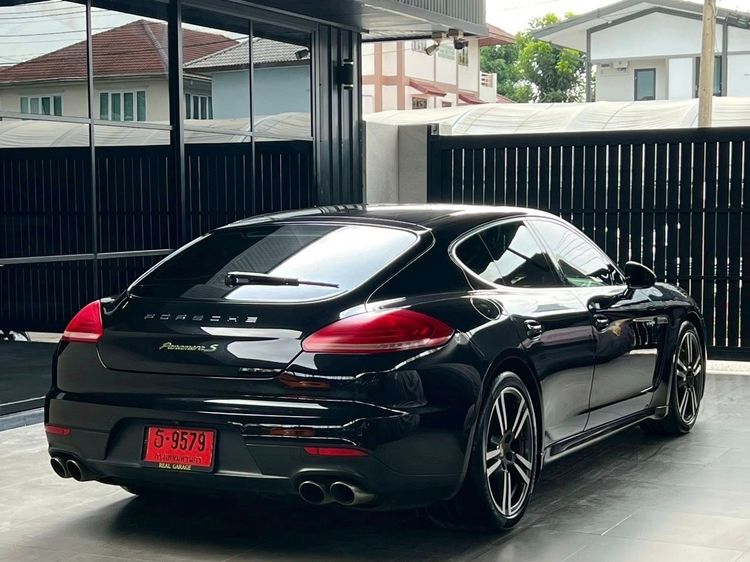 Porsche Panamera 2015 3.0 S E-Hybrid Sedan ไฮบริด ไม่ติดแก๊ส เกียร์อัตโนมัติ ดำ รูปที่ 4