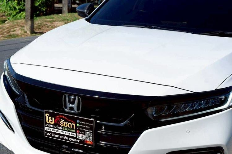 Honda Accord 2020 2.0 Hybrid Tech Sedan เบนซิน ไม่ติดแก๊ส เกียร์อัตโนมัติ ขาว รูปที่ 3