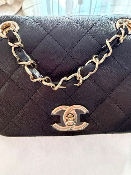 Channel backpack caviar size M รูปที่ 13