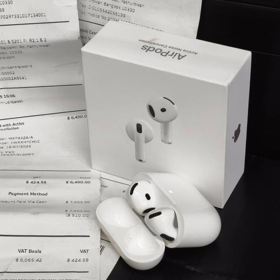 Apple AirPods 4 (ANC) แท้ศูนย์ไทย ครบกล่อง มีใบเสร็จ จัดว่าใหม่ รูปที่ 9