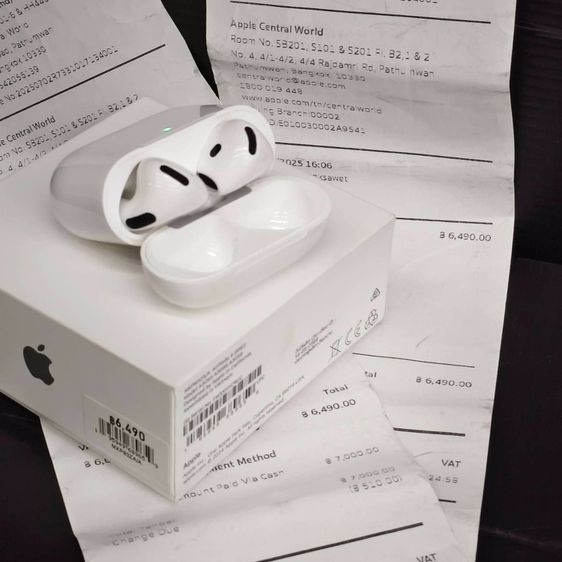 Apple AirPods 4 (ANC) แท้ศูนย์ไทย ครบกล่อง มีใบเสร็จ จัดว่าใหม่ รูปที่ 12