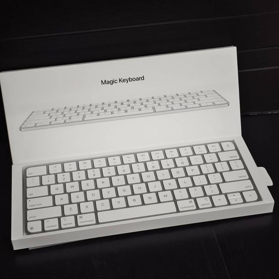  Apple Magic Keyboard รุ่น USB-C ไร้สาย บอดี้อลูมิเนียม สีขาว ปุ่มอังกฤษ Model A203 ของแท้ศูนย์ รูปที่ 2