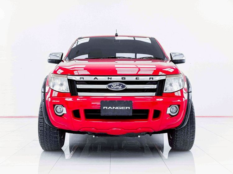 Ford Ranger 2014 2.2 Hi-Rider XLT Pickup ดีเซล ไม่ติดแก๊ส เกียร์ธรรมดา แดง รูปที่ 3