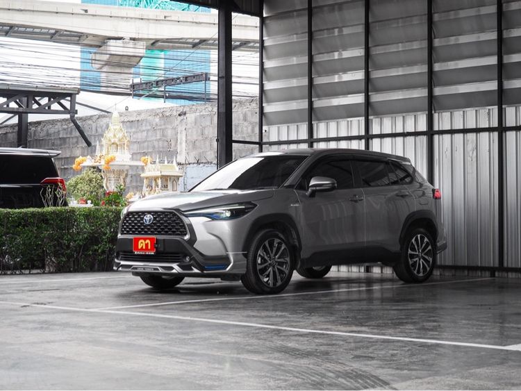 รถ Toyota Corolla Cross 1.8 Hybrid Premium สี บรอนซ์เงิน