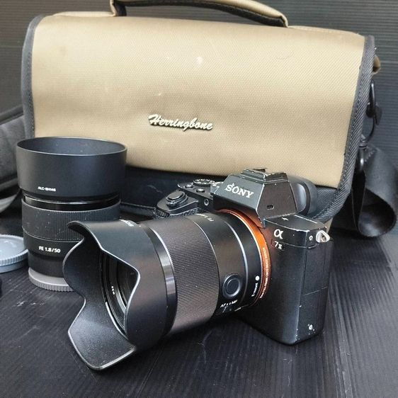 อื่นๆ ไม่กันน้ำ Sony A7II Full Frame 24MP IBIS 5 แกน + FE 35mm F1.8 SEL35F18F ชุดถ่ายงานโปร ละลายหลังสวย คมจัด
