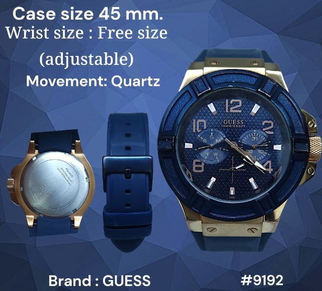ทอง เรซิ่น นาฬิกาข้อมือ Guess รุ่น W0247G3 (มือสอง)