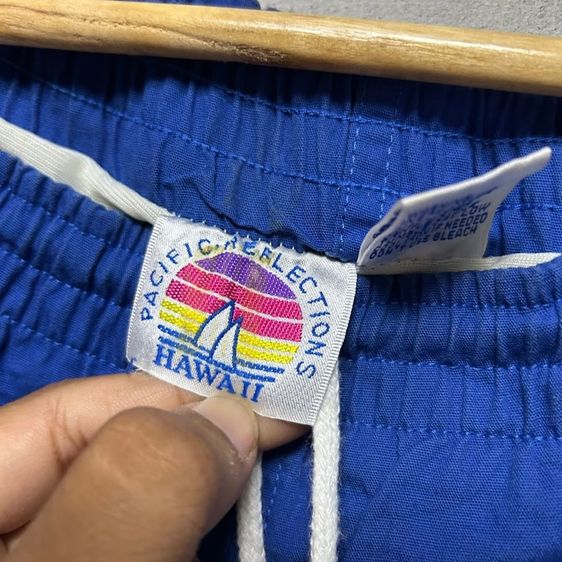 กางเกงขาสั้น PACIFIC HAWAII แท้ 💯 size XL วัดจริง เอว 33-37 ยาว 16 ปลายขากว้าง 14.5 นิ้ว สภาพดีมาก ดีเทลสวย มีซัปใน ทรงสวย เนื้อผ้าดีมาก รูปที่ 4