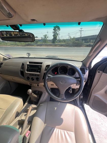 Toyota Hilux Vigo D4D 2007 รุ่นย่อยอื่นๆ Pickup ดีเซล ไม่ติดแก๊ส เกียร์ธรรมดา ดำ รูปที่ 4