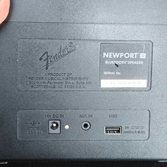 Fender Newport 2Bluetooth Speaker ลําโพงบลูทูธดีไซน์แอมป์กีตาร์ปรับVolume Treble Bass AUX IN USB รูปที่ 9