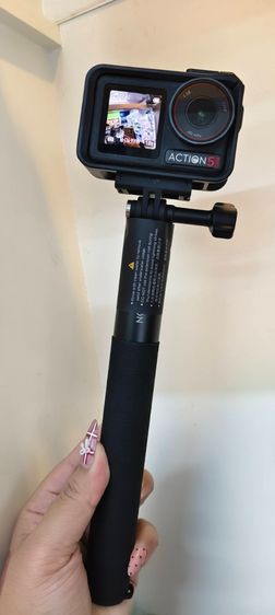 DJI Osmo Action 5 Pro Adventure Combo 4K Action Camera จอหน้า-หลัง แบต 3 ก้อนไม้เซลฟี่อุปกรณ์ครบชุด รูปที่ 14