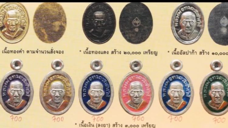 เหรียญเม็ดแตงหลวงปู่ทวด หน้าแก่หน้าผาก4เส้น รูปที่ 3