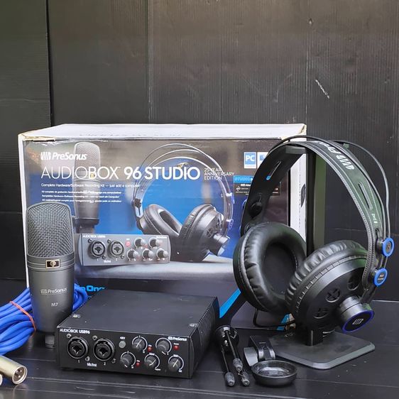 PreSonus AudioBox 96 Studio ชุดอัดเสียงครบเซ็ต พร้อมทําเพลง Podcast ได้ทันที รูปที่ 2