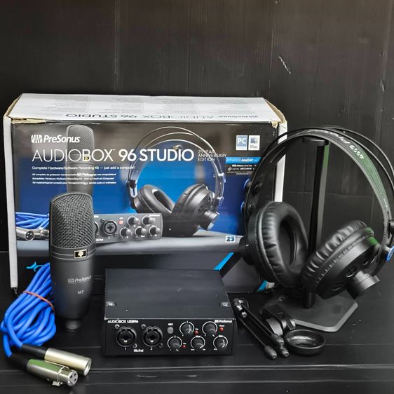 PreSonus AudioBox 96 Studio ชุดอัดเสียงครบเซ็ต พร้อมทําเพลง Podcast ได้ทันที
