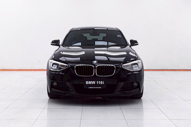BMW Series 1 2015 116i Sedan เบนซิน ไม่ติดแก๊ส เกียร์อัตโนมัติ ดำ รูปที่ 4
