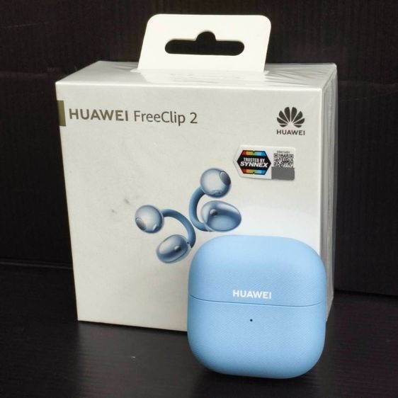 อื่นๆ  HUAWEI FreeClip 2 Open-Ear Bluetooth ไมค์ AI ตัดเสียงรบกวน สีฟ้า (ของใหม่แกะดูยังไม่ใช้)