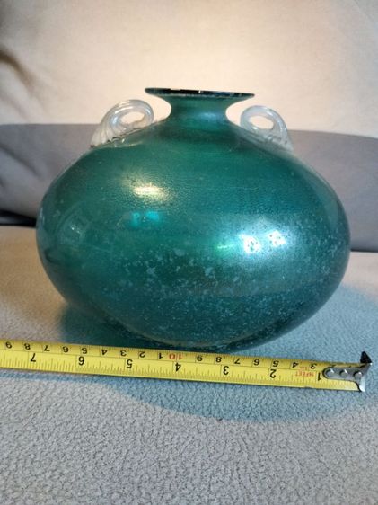 ขอขายแก้วสีเขียวจากอีตาลี เรียกว่า แก้ว Murano glas วินเทจหายากยุค 1970 เป็นแก้วทางอีตาลีสะสมกันข้องข้างราคาเป็นหมื่นขนาดความสูง 15ซม. รูปที่ 11