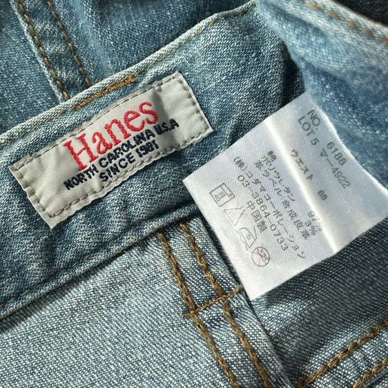 ❌❌❌ขายแล้วครับ❌❌❌👖 ★ Hanes Jeans straight ★ North Carolina (ป้ายญี่ปุ่น) ของแท้ ทรง straight รูปที่ 6