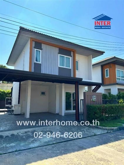 บ้านเเฝด 2 ชั้น 36.4 ตร.ว. หมู่บ้านเซนส์ สายไหม 56 ใกล้โรงพยาบาลภูมิพล ซอยสายไหม56 ถนนพหลโยธิน ถนนสายไหม เขตสายไหม กรุงเทพมหานคร