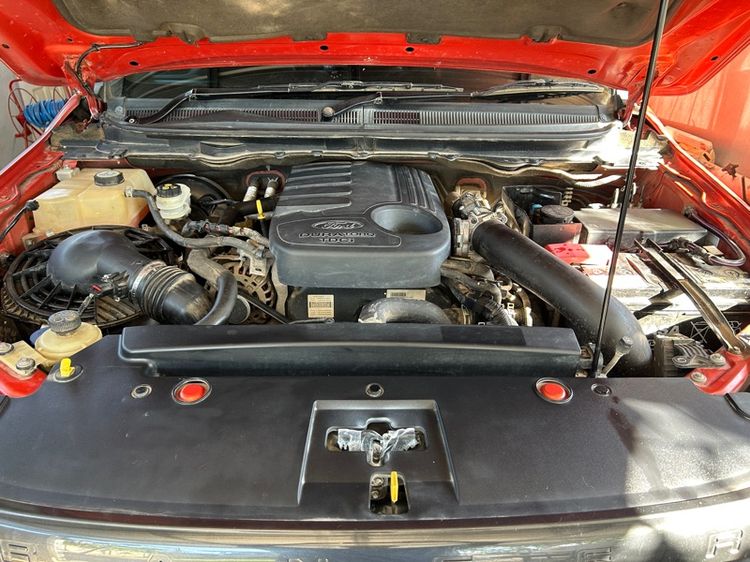 Ford Ranger 2015 3.2 Wildtrak 4WD Pickup ดีเซล ไม่ติดแก๊ส เกียร์อัตโนมัติ ส้ม รูปที่ 4