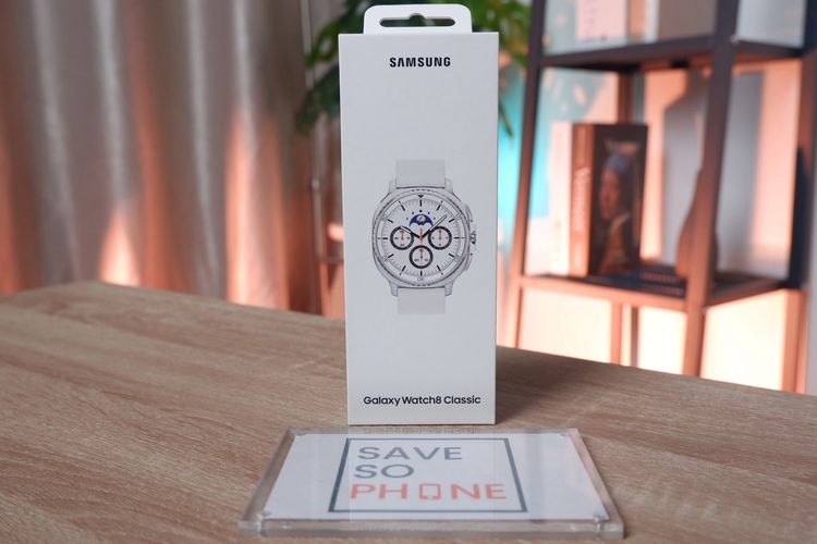 Galaxy Watch 8 Classic 46MM GPS สี White เครื่องสวย ราคาเพียง 9,590.- มีประกันร้าน 60วัน รูปที่ 8