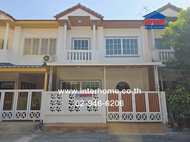ทาวน์เฮ้าส์ 2 ชั้น 20 ตร.ว. หมู่บ้านวรารักษ์ รามอินทรา ใกล้หมู่บ้านมโนรมย์เพลส2 ซอยเลียบคลองสอง27 ถนนเลียบคลองสอง ถนนหทัยราษฏร์ เขตมีนบุรี 