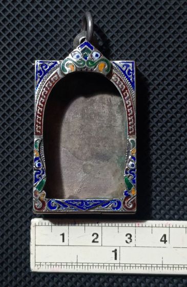 ตลับสมเด็จเนื้อเงินแท้ลงยาเงินแท้เก่าโบราณสภาพเยี่ยม รูปที่ 14