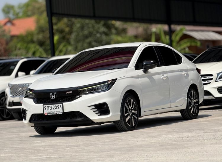 Honda City 2020 1.0 SV Sedan เบนซิน ไม่ติดแก๊ส เกียร์อัตโนมัติ ขาว