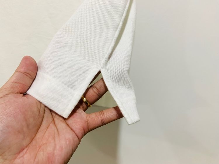 เสื้อโปโล McGregor กระเป๋าอกซ้าย แท้ 💯 size L ขนาด อก 21 ยาว 27.5 นิ้ว สภาพใหม่มาก สีขาว ดีเทลสวย เนื้อผ้าดีมากนิ่มใส่สบาย หายากน่าสะสมครับ รูปที่ 6