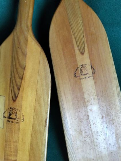 ขอขายไม้พายเรือไม้แบรนด์ Grey owl paddle company.ความยาว 124ซม.ผลิต made in Canada ไม้แท้ ของแท้. รูปที่ 3