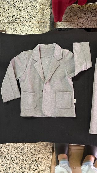 ชาย เทา S ชุดสูทเด็ก