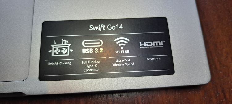 Acer Swift Go 14 รหัสรุ่น SFG14-41-R2QM รูปที่ 4