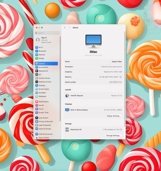 iMac 27-inch Retina 5K 2019 Ram44GB 1TB Fusion Drive รูปที่ 11