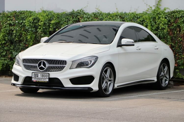 Mercedes-Benz CLA-Class 2014 CLA250 AMG Sedan เบนซิน ไม่ติดแก๊ส เกียร์อัตโนมัติ ขาว