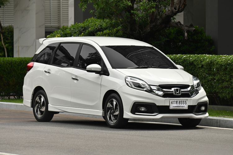 Honda Mobilio 2015 1.5 RS Utility-car เบนซิน ไม่ติดแก๊ส เกียร์อัตโนมัติ ขาว รูปที่ 2