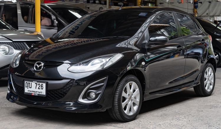 Mazda Mazda 2 2011 1.5 Sports Spirit Sedan เบนซิน ไม่ติดแก๊ส เกียร์อัตโนมัติ ดำ รูปที่ 2