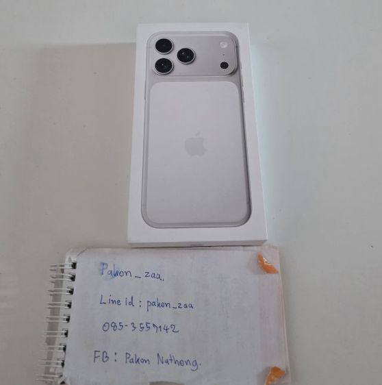 256 GB iPhone 17 ProMax Silver 256GB มือหนึ่ง