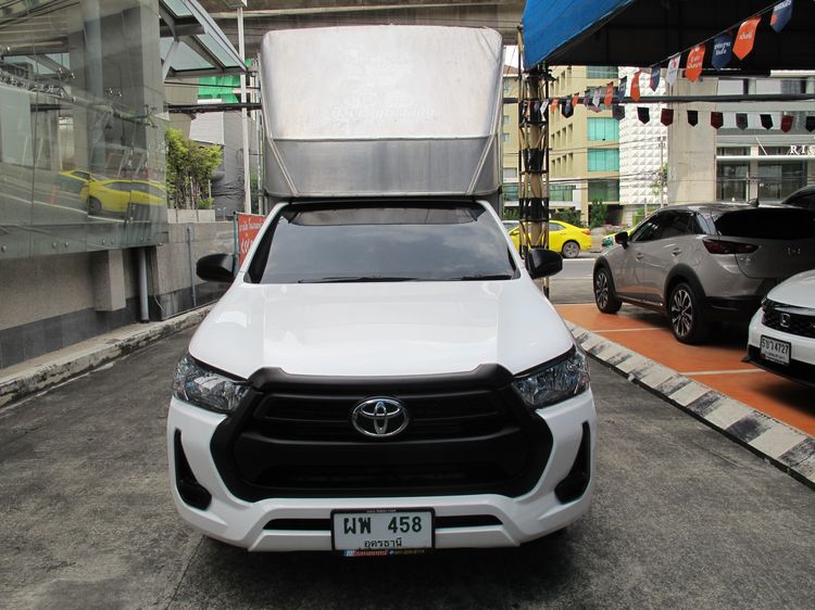Toyota Hilux Revo 2022 2.4 Entry Van ดีเซล ไม่ติดแก๊ส เกียร์ธรรมดา ขาว รูปที่ 3